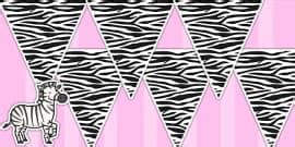 Cheetah Pattern Bunting