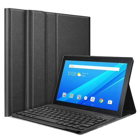 HOM 3 Fold Cover Case with Detachable Bluetooth Keyboard Wireless for ...