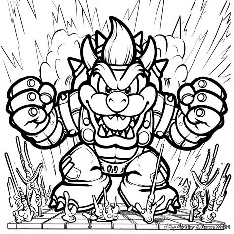 Super Mario 3D World Coloring Pages - Free & Printable!