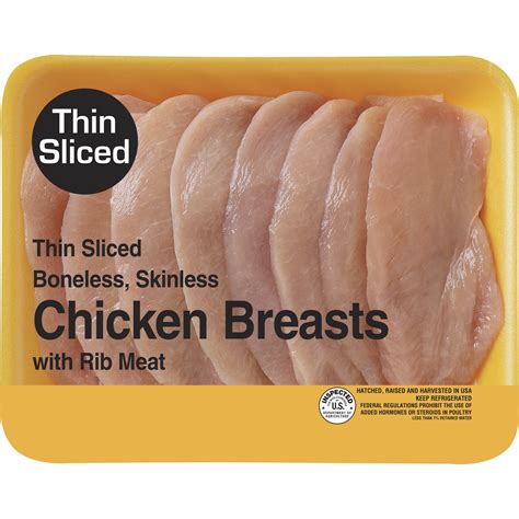 Freshness Guaranteed Thin-Sliced Chicken Breasts, 2.25 - 3.0 lb ...