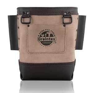 Graintex SB2204 : Heavy Duty Leather Nut & Bolt Bag, Webbing Tunnel ...