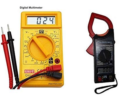 Teflon® Digital Multimeter LCD AC DC Measuring Multimeter with DT266 AC ...