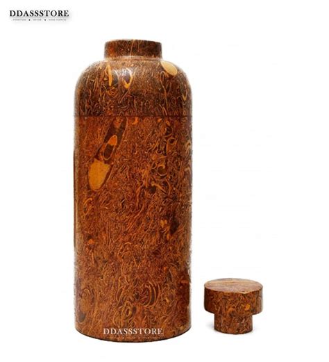 Buy Jaisalmer Fossil Habur Stone Bottle Online in India