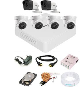 HIKVISION 8 Channal Turbo HD 4MP DVR,IP67 Outdoor & Indoor Audio Camera ...