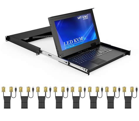 1U Rack Mount KVM Console, MT-Viki 8 Port KVM VGA India | Ubuy