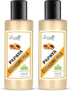 Luster Papaya Cleansing Milk For Face, Smooth Soft & Clean Skin, Makeup ...