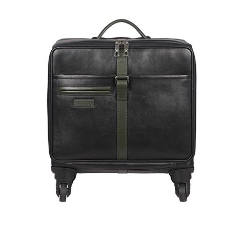 Hidesign Trolley Bag (Black) : Amazon.in: Fashion