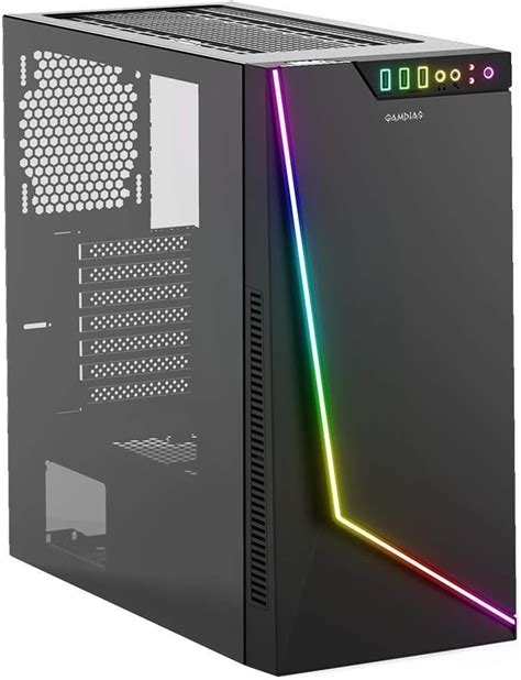 GAMDIAS Argus M1 Gaming E-ATX Mid-Tower PC Case with India | Ubuy