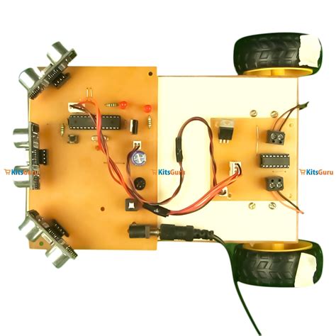 Buy Obstacle avoiding robot using three Ultrasonic sensor in India