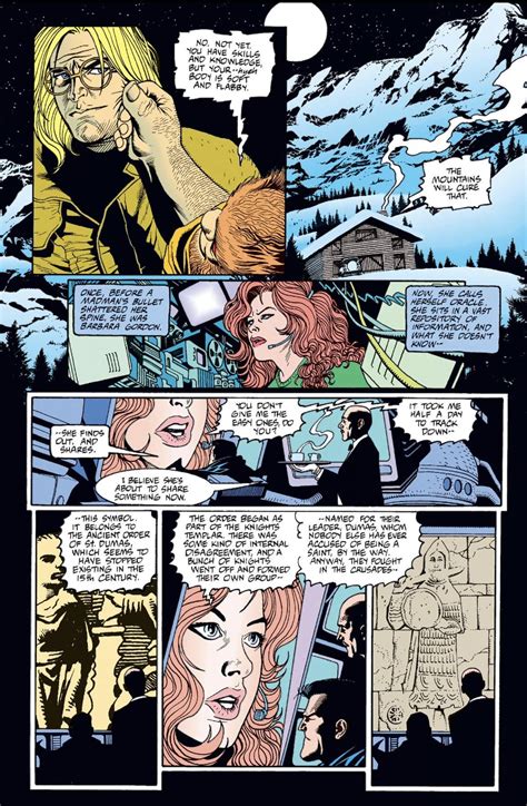 [Comic Excerpt] Oracle briefs Batman on the Order of St. Dumas (Batman ...