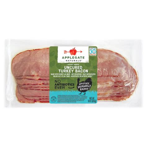 Applegate Natural Uncured Turkey Bacon - Shop Bacon at H-E-B