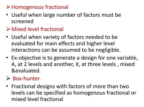 Image result for Fractional Factorial Design Example