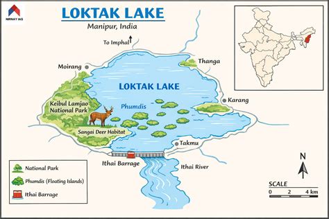 Loktak Lake, Location, Origin, Map, Phumdis, Biodiversity, More, UPSC Notes