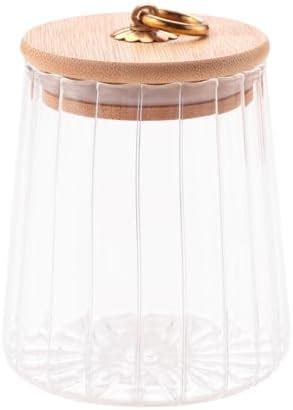 Buy UMAI Borosilicate Glass Jar With Bamboo Lid Kitchen Organizer Items ...
