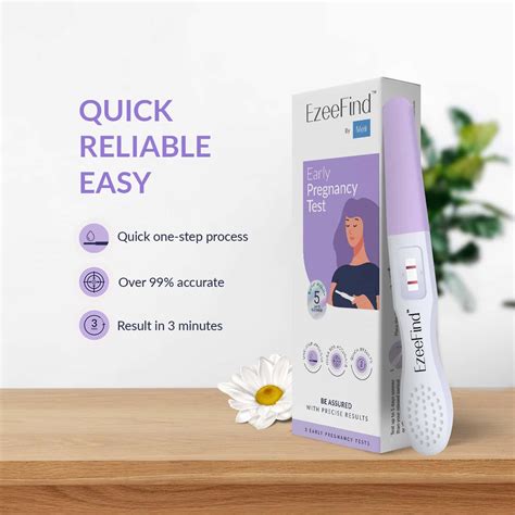 Buy EZEEFIND EARLY PREGNANCY TEST KIT|MIDSTREAM TECHNOLOGY|ONE STEP ...