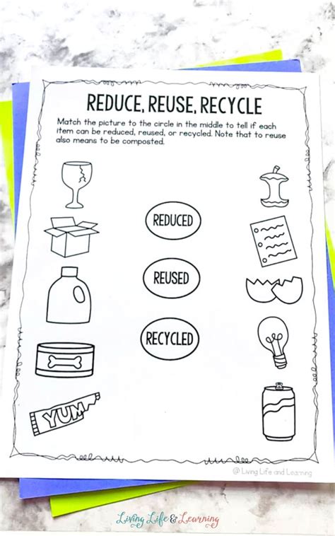 Image result for Recycle Worksheet