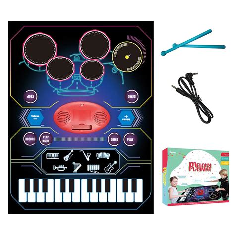 Buy ELECTROBOTIC 2-in-1 Musical Jam Playmat Carpet Piano Musical ...