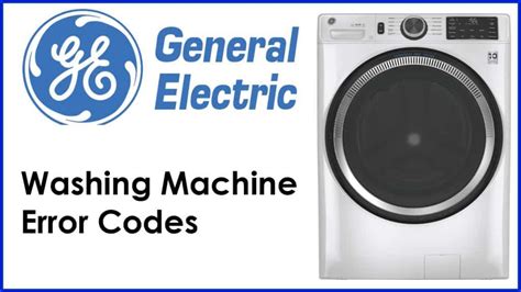 Washing Machine H2O Error Code 的图像结果