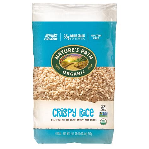 Nature's Path Organic Crispy Rice Breakfast Cereal, Gluten Free, 26.5 ...