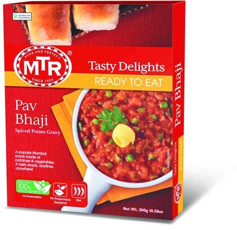 MTR Ready to Eat - Pav Bhaji, 300g Carton : Amazon.in: Grocery ...