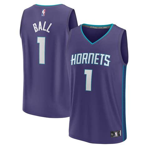 Fanatics Men's LaMelo Ball Charlotte Hornets Fast Break Replica Jersey ...