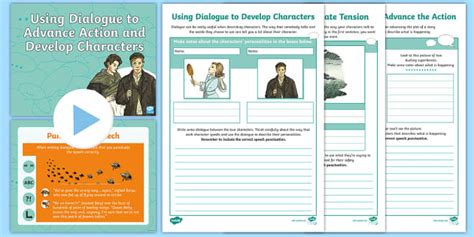 KS2 Using Dialogue Examples to Develop Characters Resource Pack