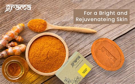 Buy Grama Handcrafted Kasthuri Manjal Soap. (Pack of 3) Online at Low ...