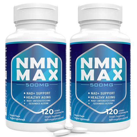 Nmn 500mg Sublingual Fast Acting Max Absorption Nmn Nicotinamide ...