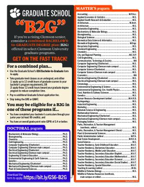 Fillable Online media clemson form to apply: https://bit.ly/GS6-B2G GET ...