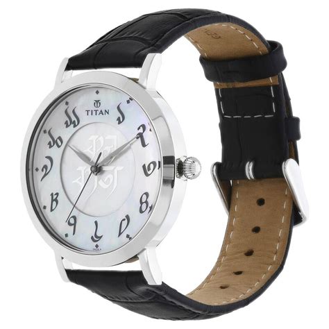 Buy Online Titan Forever Kolkata Mother of Pearl Dial Analog Leather ...