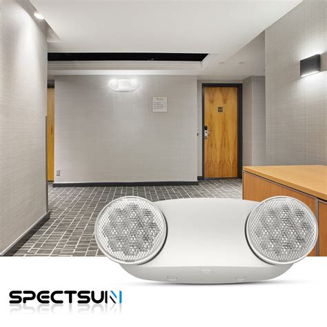 Buy SPECTSUN Emergency Light White, Commercial Emergency Light with ...