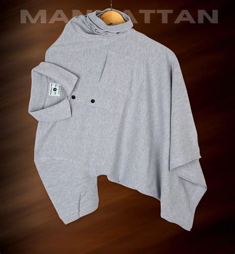 Rich in Cotton Polo Pocket T Shirt (Silver Grey) – Pitshirts