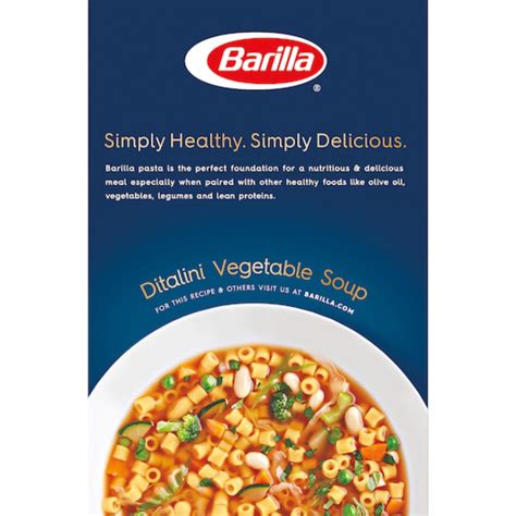 Barilla Ditalini Pasta, 16 Ounce, 16 Per Case