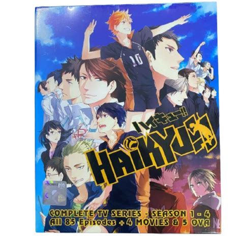 Complete Box set Dvd Anime Haikyuu Season 1-4 Dub + Movie 5 OVA English ...
