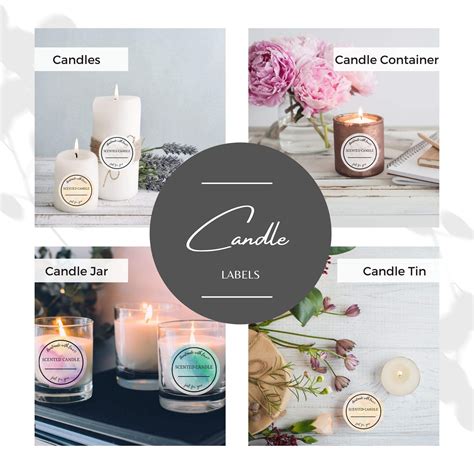 Mobiusea Creation Candle Label Roll | 2 Inch I 300pcs Waterproof Labels ...