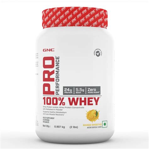 GNC Pro Performance 100% Whey Protein Powder | Boosts Strength ...
