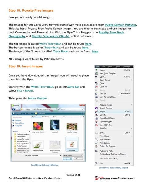 CorelDRAW Flyer Design Tutorial 的图像结果
