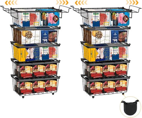 Image result for Freezer Baskets Stackable