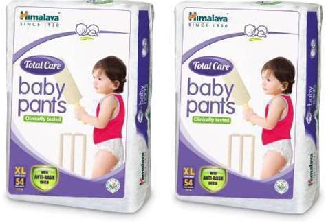 HIMALAYA Total Care Anti Rush Baby Diapers - XL (54Pieces) Pack of 2 ...