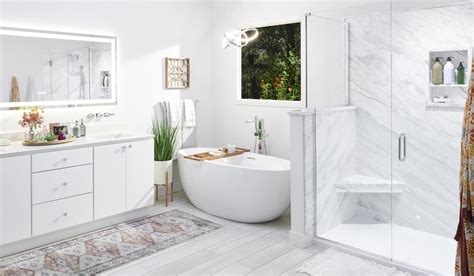 Volakas Modern Bathroom Design | Re-Bath®