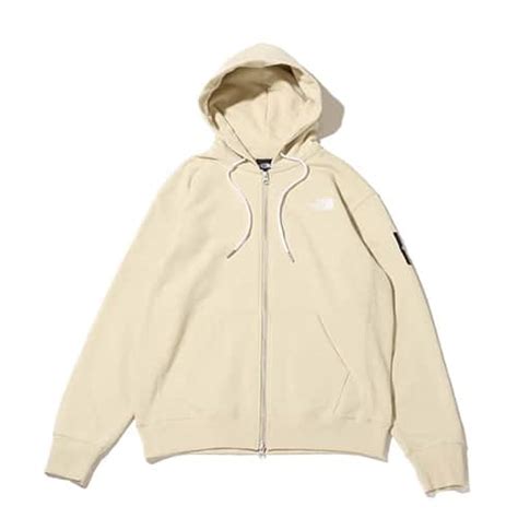 THE NORTH FACE Square Logo Full Zip Hoodie グラベル（ザ・ノース・フェイス スクエア ロゴ フル ...