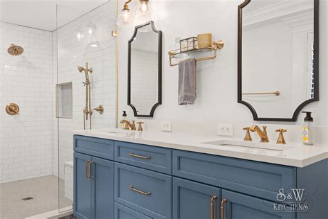 Grey And Blue Bathroom Ideas 10 Bathrooms With Blue Vanities You'll