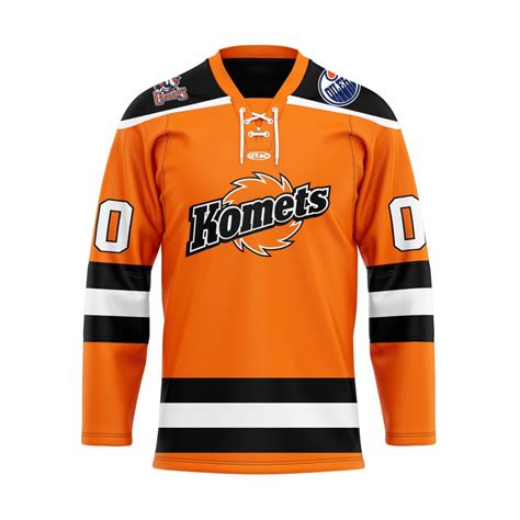 ECHL Fort Wayne Komets Personalized Orange Lace Hockey Jersey – Style Spotx