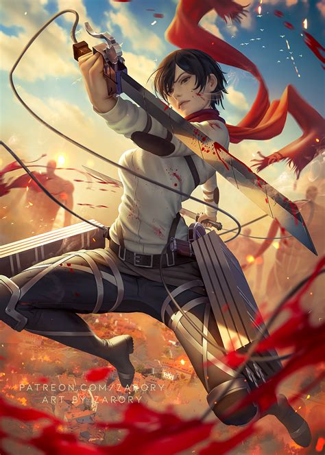 Mikasa Ackerman - Attack on Titan - Image by Zarory #4046183 - Zerochan ...