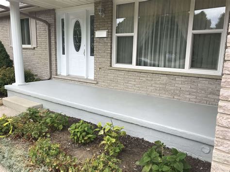Concrete Porch Renovation, Steps Repair Gallery - HAMILTON RAILINGS
