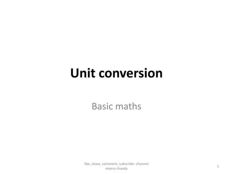 Image result for What Is Unit Conversion