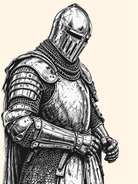 Medieval knight drawing Images - Free Download on Freepik