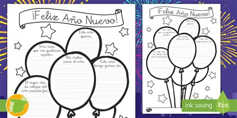 Ficha de actividad: ¡Feliz Año Nuevo!
