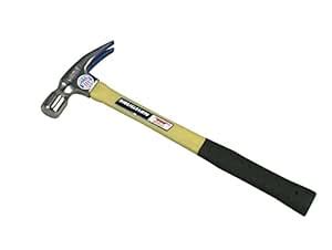 Vaughan 124-10 FS99 Straight Claw Fiberglass Hammer, 16-Ounce : Amazon ...
