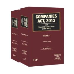 LMP COMPANIES ACT,2013 with Supreme Court Cases(1950-2023)Set of Two ...